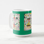 ブライアンDoddの想像からのキャラクター コーヒーマグカップ (正面左)