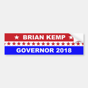 ブライアンKempの知事のジョージア2018のバンパーステッカー バンパーステッカー