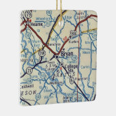 ブライアンTXヴィンテージマップ セラミックオーナメント (右)
