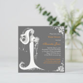 ブライエレガントドブライダルシャワーパーティー発表 招待状 (スタンド正面)