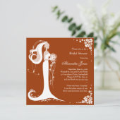 ブライエレガントドブライダルシャワーパーティー発表 招待状 (スタンド正面)