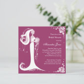 ブライエレガントドブライダルシャワーパーティー発表 招待状 (スタンド正面)