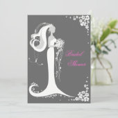 ブライエレガントドブライダルシャワーパーティー発表 招待状 (スタンド正面)