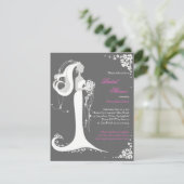 ブライエレガントドブライダルシャワーパーティー発表 招待状 (スタンド正面)