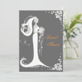 ブライエレガントドブライダルシャワーパーティー発表 招待状 (スタンド正面)