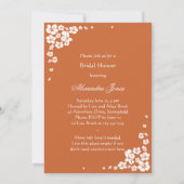 ブライエレガントドブライダルシャワーパーティー発表 招待状 (裏面)