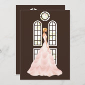 ブライエレガントド·ブライダル·シャワーの招待 招待状 (正面/裏面)