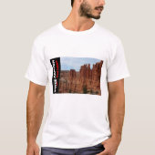 ブライスの国立公園のTシャツ-愛Hoodooか。 Tシャツ (正面)