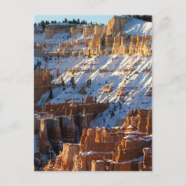 ブライスキャニオンクリスマスサンセットポイント シーズンポストカード