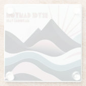 ブライスキャニオンナショナルパークカラーヒルズ ガラスコースター (裏面)