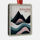 ブライスキャニオンナショナルパークカラーヒルズ メタルオーナメント (右)