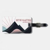 ブライスキャニオンナショナルパークカラーヒルズ ラゲッジタグ (裏面横)