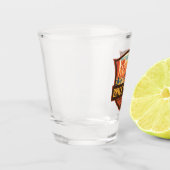 ブライスキャニオンナショナルパークトラベルアートヴィンテージ ショットグラス (左)