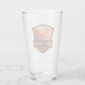 ブライスキャニオンナショナルパークトラベルアートヴィンテージ タンブラーグラス (裏面)