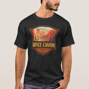 ブライスキャニオンナショナルパークトラベルアートヴィンテージ Tシャツ