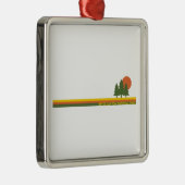 ブライスキャニオンナショナルパークパインツリーズサン メタルオーナメント (右)