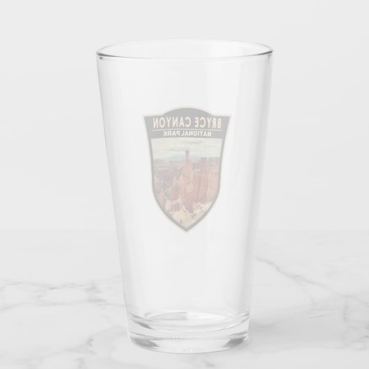 ブライスキャニオンナショナルパークユタウォーター色 タンブラーグラス (裏面)