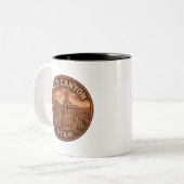 ブライスキャニオンナショナルパークユタセラミックマグ ツートーンマグカップ (正面左)