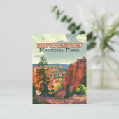 ブライスキャニオンナショナルパークユタホオドオレトロカード (スタンド正面)