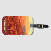 ブライスキャニオンナショナルパークユタマウンテン ラゲッジタグ (正面横)