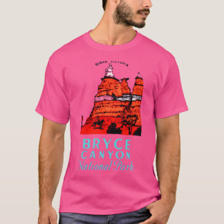 ブライスキャニオンナショナルパークユタヴィンテージ旅行Dec Tシャツ