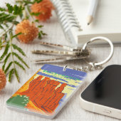 ブライスキャニオンナショナルパークユタヴィンテージ キーホルダー (正面右)