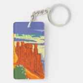 ブライスキャニオンナショナルパークユタヴィンテージ キーホルダー (裏面)