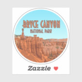 ブライスキャニオンナショナルパークユタヴィンテージ シール (シート)