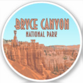 ブライスキャニオンナショナルパークユタヴィンテージ シール (正面)