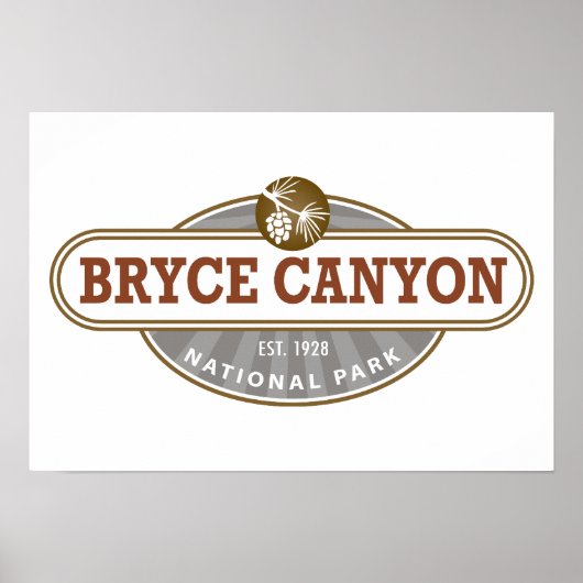 ブライスキャニオンナショナルパークユタ ポスター (正面)