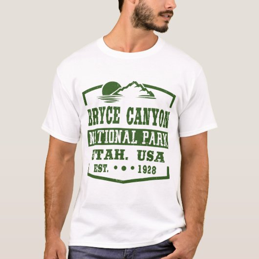 ブライスキャニオンナショナルパークユタ Tシャツ (正面)