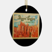 ブライスキャニオンナショナルパークヴィンテージトラベル セラミックオーナメント (右)