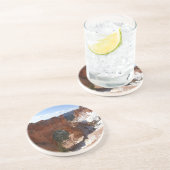 ブライスキャニオンナチュラルブリッジ雪景色の写真 コースター (側面)