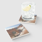 ブライスキャニオンナチュラルブリッジ雪景色の写真 ストーンコースター (横)