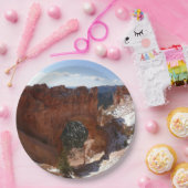 ブライスキャニオンナチュラルブリッジ雪景色の写真 ペーパープレート (パーティー)