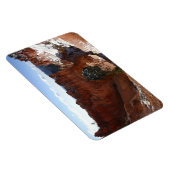 ブライスキャニオンナチュラルブリッジ雪景色の写真 マグネット (右側)