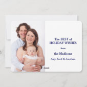 ブライスキャニオンユタ写真テンプレートクリスマスカード シーズンカード (裏面)