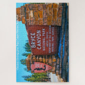 ブライスキャニオンユタ。クリスマスグリーティング ジグソーパズル (縦)