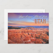 ブライスキャニオンユタ ポストカード (正面/裏面)