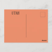 ブライスキャニオンユタ ポストカード (裏面)