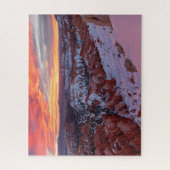 ブライスキャニオン国立公園がサンライズインウィンター ジグソーパズル (縦)