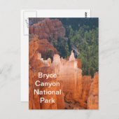 ブライスキャニオン国立公園の繊細なフードゥーズ ポストカード (正面/裏面)