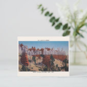 ブライスキャニオン国立公園ザクイーンズコート ポストカード (スタンド正面)