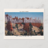 ブライスキャニオン国立公園ザクイーンズコート ポストカード (正面)