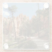 ブライスキャニオン国立公園トレイル ガラスコースター (裏面)