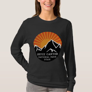ブライスキャニオン国立公園ユタヴィンテージサンセットモー Tシャツ