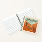 ブライスキャニオン国立公園岩盤 ノートブック (内部)