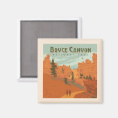 ブライスキャニオン国立公園岩盤 マグネット (正面/裏面)