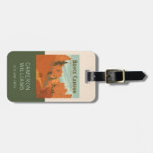 ブライスキャニオン国立公園岩盤 ラゲッジタグ (正面横)