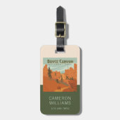 ブライスキャニオン国立公園岩盤 ラゲッジタグ (正面縦)